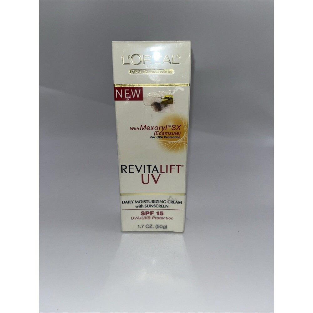 L'OREAL REVITALIFT UV DAILY MOISTURIZING CREAM SPF 15 1.7 OZ BOXED